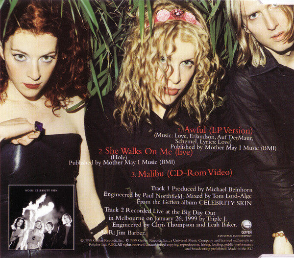 Hole (2) : Awful (CD, Single, Enh)