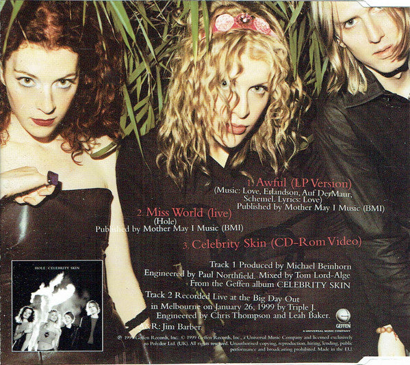 Hole (2) : Awful (CD, Single, Enh)