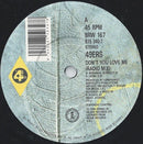 49ers : Don't You Love Me (Radio Mix) (7", Single, Pap)