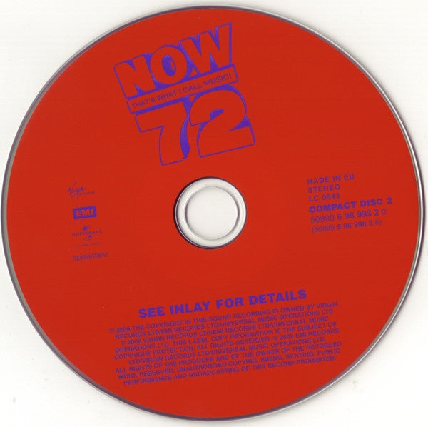 Various : Now That's What I Call Music! 72 (2xCD, Comp)