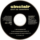 Sinclair : Ain't No Casanova (CD, Single)