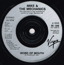 Mike & The Mechanics : Word Of Mouth (7", Single, Inj)