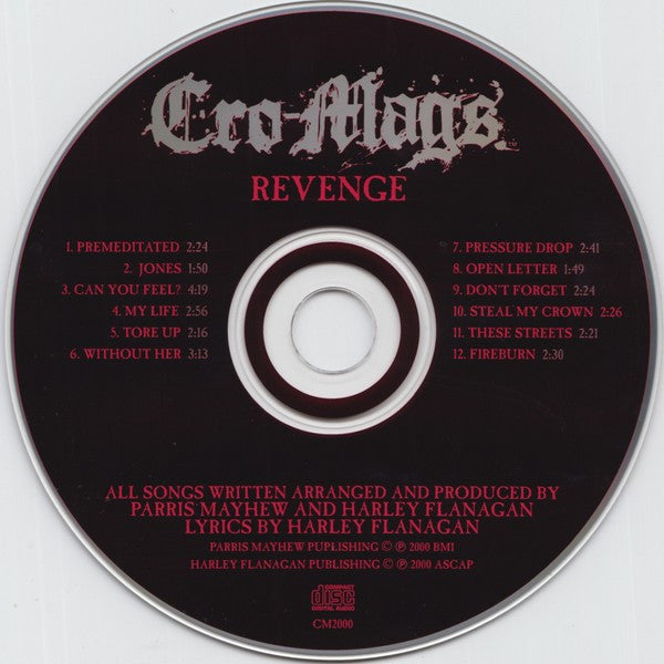 Cro-Mags : Revenge (CD, Album)
