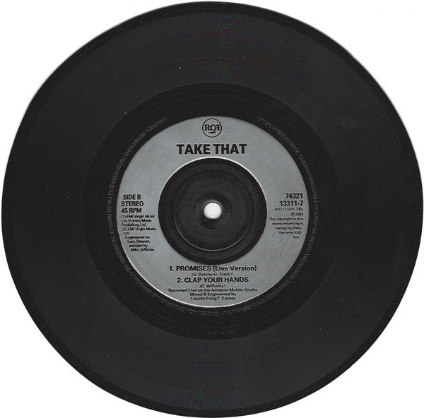 Take That : Why Can't I Wake Up With You? (7", EP, Ltd)