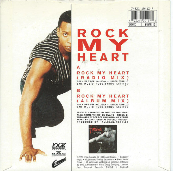 Haddaway : Rock My Heart (7")