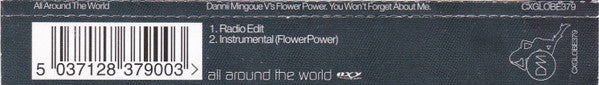 Dannii Minogue V's Flower Power : You Won't Forget About Me (CD, Single)