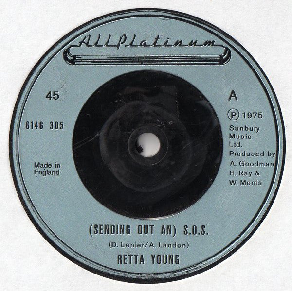 Retta Young* : (Sending Out An) S.O.S. (7", Single, Inj)