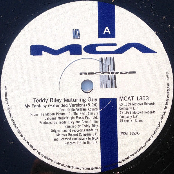 Teddy Riley Featuring Guy : My Fantasy (12")