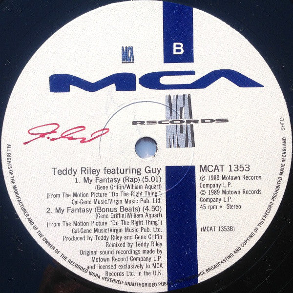 Teddy Riley Featuring Guy : My Fantasy (12")