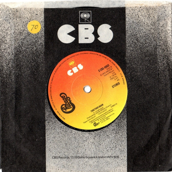 Chicago (2) : If You Leave Me Now (7", Single, Sol)