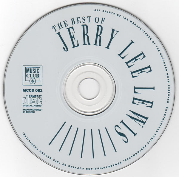Jerry Lee Lewis : The Best Of Jerry Lee Lewis (CD, Comp)