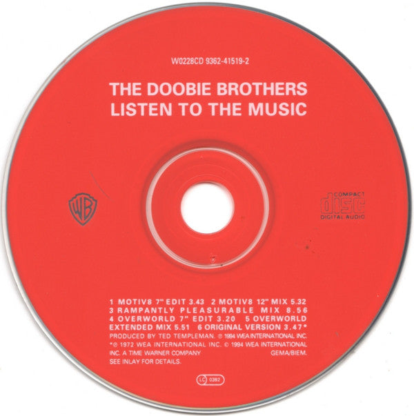 The Doobie Brothers : Listen To The Music (CD, Single)