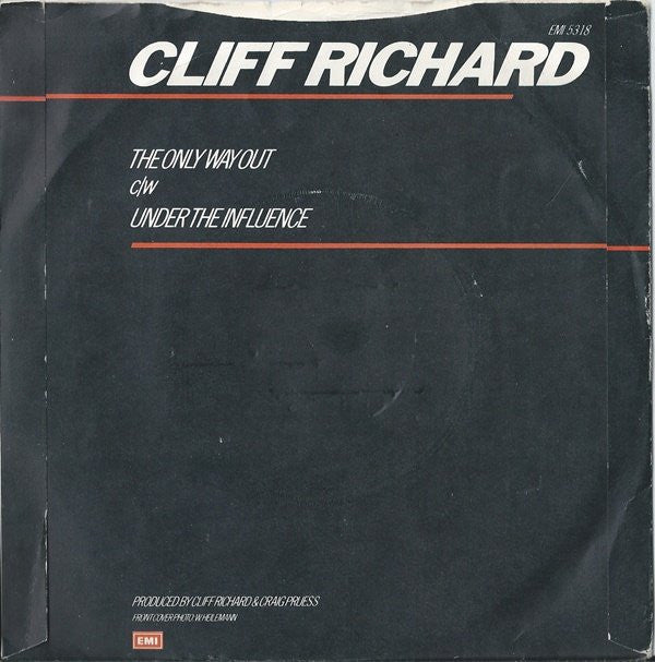 Cliff Richard : The Only Way Out (7", Single, 4-P)