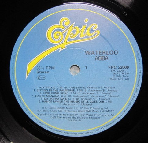 ABBA : Waterloo (LP, Album, RE)