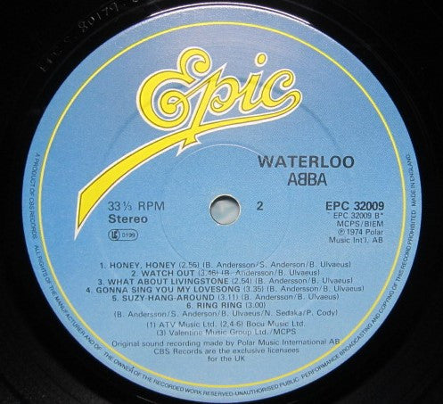 ABBA : Waterloo (LP, Album, RE)