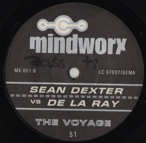 Sean Dexter vs De La Ray : The Voyage (12")