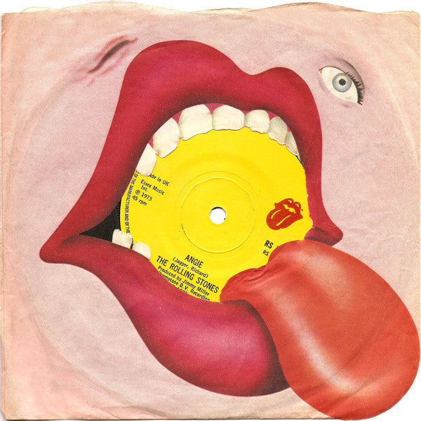 The Rolling Stones : Angie (7", Single, Sol)
