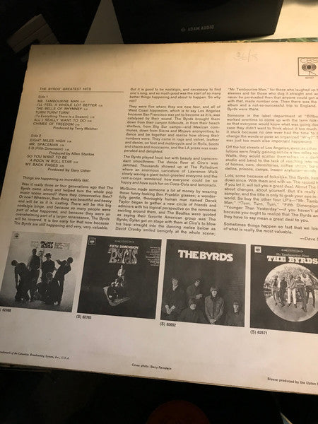 The Byrds : The Byrds' Greatest Hits (LP, Comp)