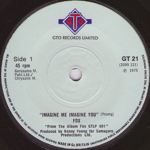 Fox (3) : Imagine Me Imagine You (7", Single, Pap)