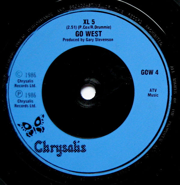 Go West : True Colours (7", Gat)
