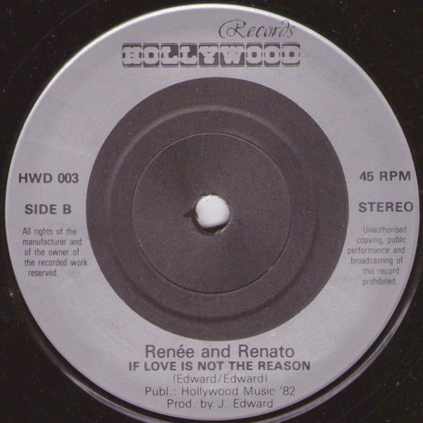 Renée & Renato : Save Your Love (7", Single)