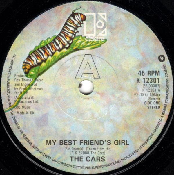 The Cars : My Best Friend's Girl (7", Single, No )
