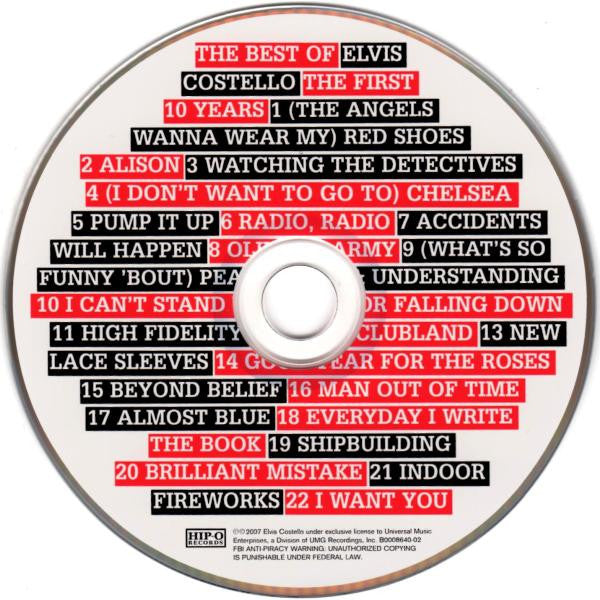 Elvis Costello : The Best Of Elvis Costello - The First 10 Years (CD, Comp)