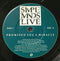 Simple Minds : Promised You A Miracle / Book Of Brilliant Things (Simple Minds Live) (7", Single)