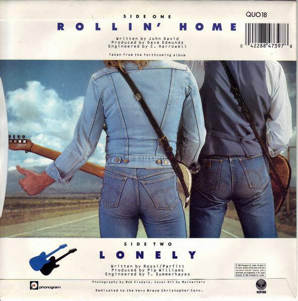 Status Quo : Rollin' Home (7", Single)