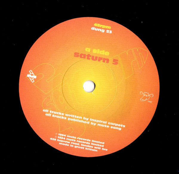 Inspiral Carpets : Saturn 5 (7", Single, Ltd, Num, Gat)