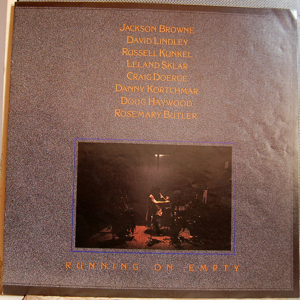 Jackson Browne : Running On Empty (LP, Album, Ast)