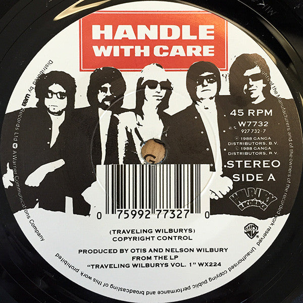 Traveling Wilburys : Handle With Care (7", Single)