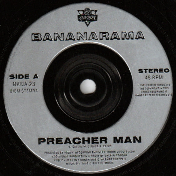 Bananarama : Preacher Man (7", Single)