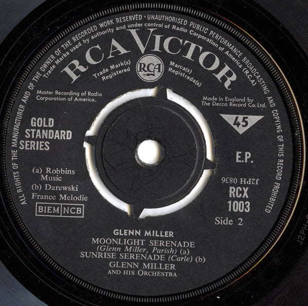 Glenn Miller : Glenn Miller (7", EP, RE)