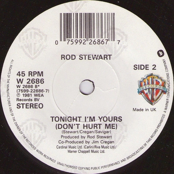 Rod Stewart Featuring Ronald Isley : This Old Heart Of Mine (7", Single)