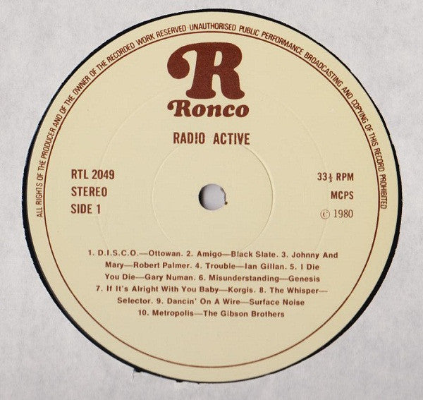 Various : Radio Active (LP, Comp, Lyn)