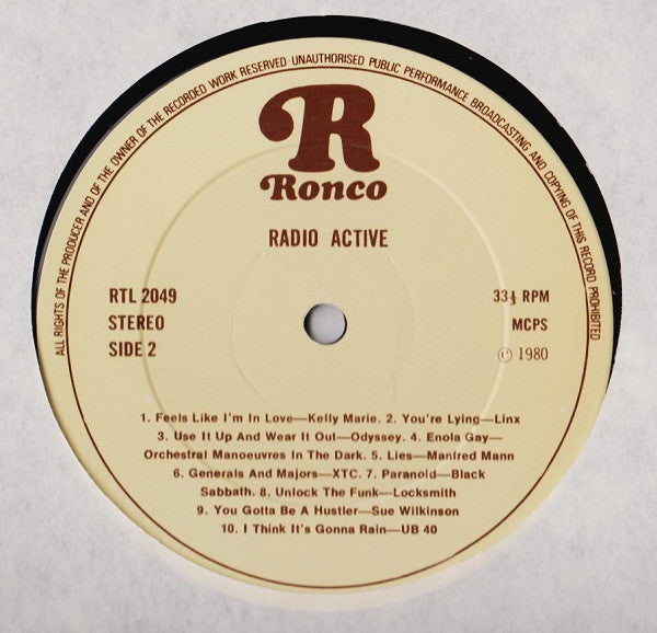 Various : Radio Active (LP, Comp, Lyn)