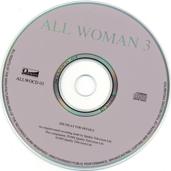 Various : All Woman 3 (CD, Comp)