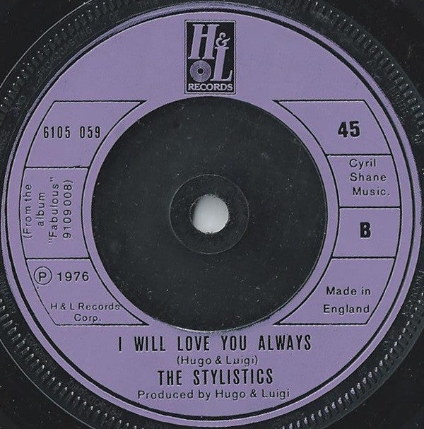 The Stylistics : Sixteen Bars (7", Single)