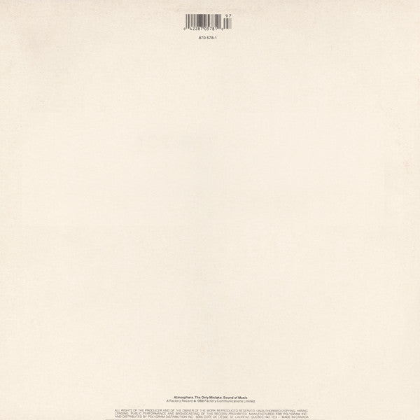 Joy Division : Atmosphere (12", Single)