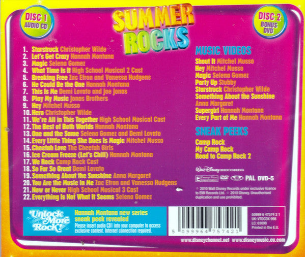 Various : Summer Rocks (CD, Comp + DVD-V, PAL)