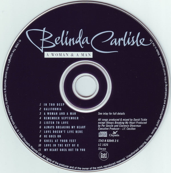 Belinda Carlisle : A Woman & A Man (CD, Album)