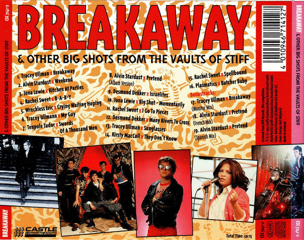 Various : Breakaway & Other Big Shots From The Vaults Of Stiff (CD, Comp)