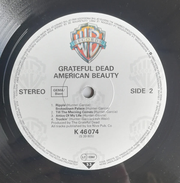 The Grateful Dead : American Beauty (LP, Album, RE)