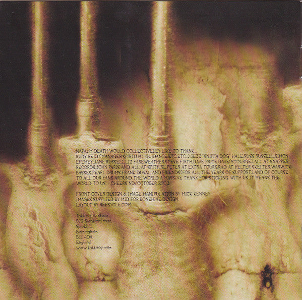 Napalm Death : Order Of The Leech (CD, Album, Dig)