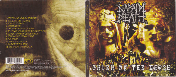 Napalm Death : Order Of The Leech (CD, Album, Dig)