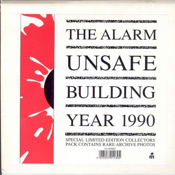 The Alarm : Unsafe Building  Year 1990 (7", Single, Ltd, Col)