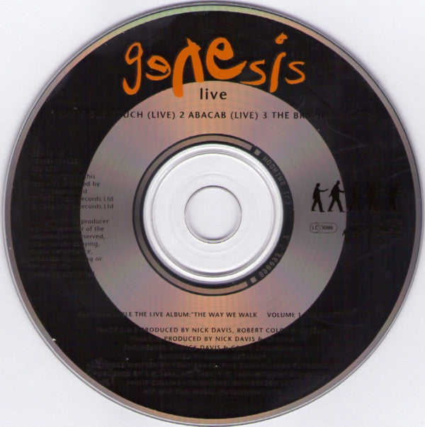 Genesis : Invisible Touch (Live) (CD, Single + Box, Ltd, Num)