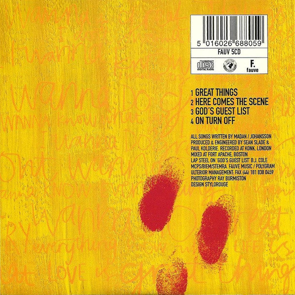 Echobelly : Great Things (CD, Single, CD1)