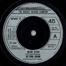 Elton John : Blue Eyes (7", Single, Sil)